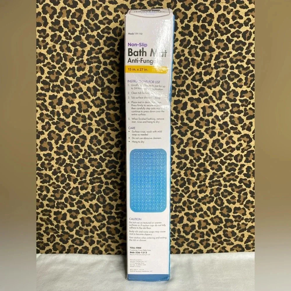 🦋B2G1🦋THERACARE NON-SLIP Bath Safety Mat ANTI FUNGAL | 15x27 |
